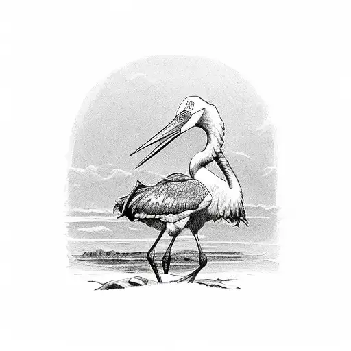 stork delivers  tattoo design idea
