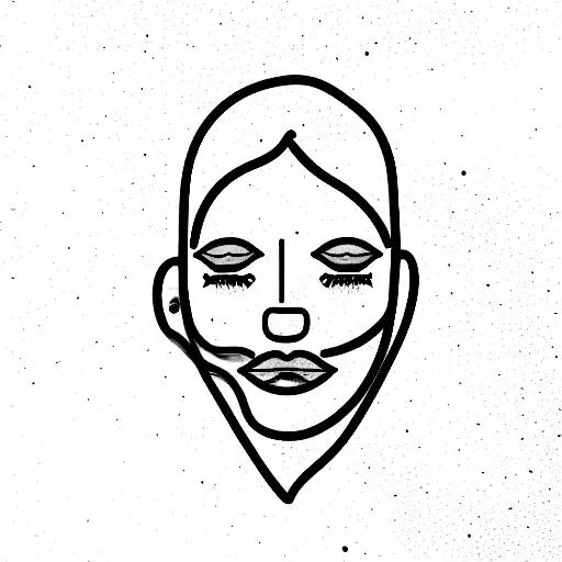 racacacooni with my husbands face  tattoo design idea