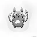 Studio Ghibli  tattoo design idea