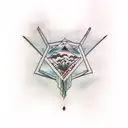 eminem triangle tattoo design idea