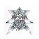 eminem triangle tattoo design idea