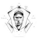 eminem triangle  tattoo design idea