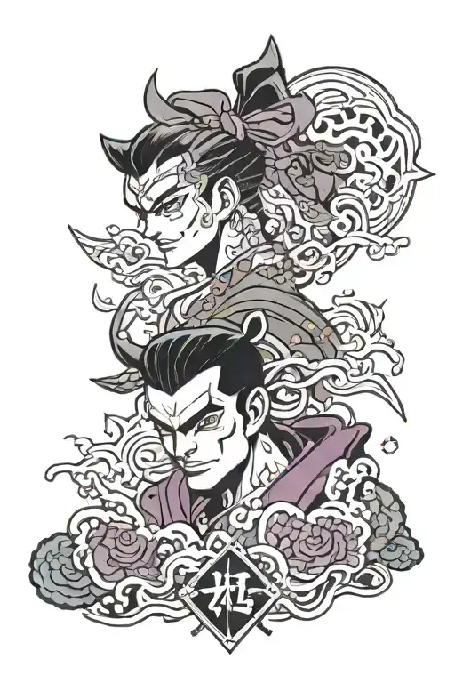 d4c jojo bizarre adventures tattoo design idea