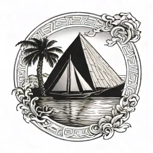 Tattoo of the nile river drainage basin thin outline but let  it have a  “infinity symbol  with in it and with a “Nile”  tattoo design idea