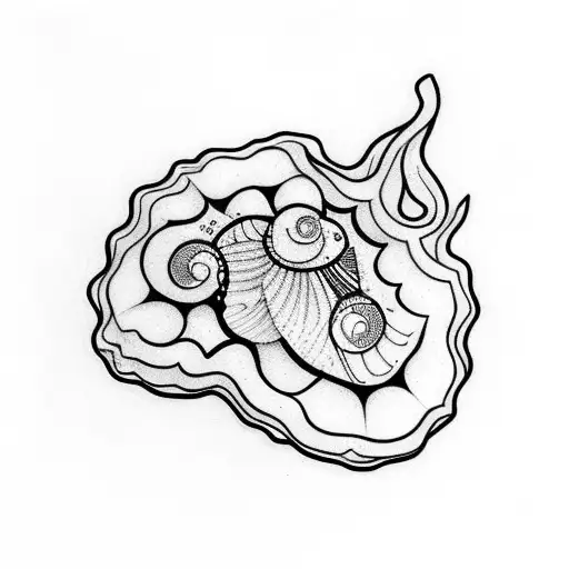 oyster  tattoo design idea