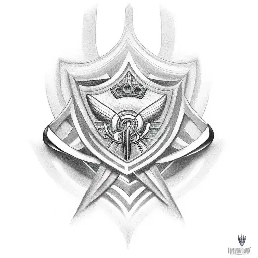 The word "Invictus" tattoo design idea