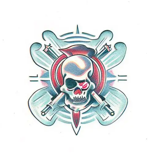 masculine self control trigger finger stay strong tattoo design idea