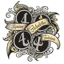 isiah 41:10 and John 3:16 scripture intertwined tattoo design idea