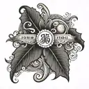 isiah 41:10 and John 3:16 scripture intertwined tattoo design idea