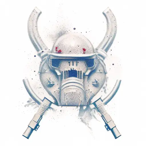 killer airborne infantry  tattoo design idea