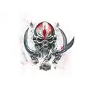 Devil Angel Blood tattoo design idea