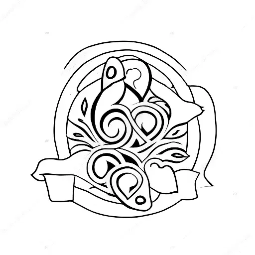 amor, amistad tattoo design idea