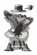 USA, Eagle, Motives, NAtional Park, Monument Valley, Southwest, Roadtrip tattoo design idea