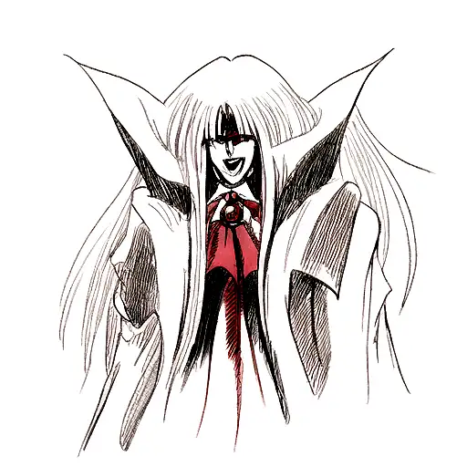 Alucard  tattoo design idea