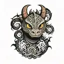 avatar lord of the elements train your dragon tattoo design idea