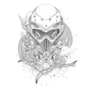 motorcycle  trip tattoo design idea