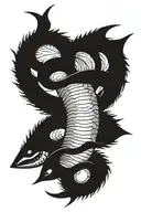 sand worm frank herbert tattoo design idea