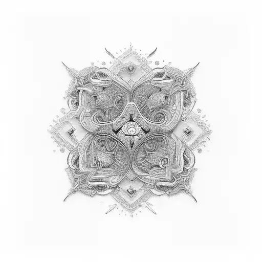 create an intricate and meaningful design, while ensuring the names flow together harmoniously in an aesthetically pleas tattoo design idea