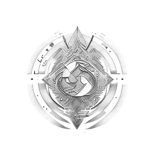 Lloret de Mar logo tattoo design idea