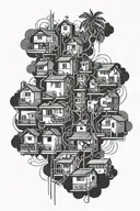 Favela Phrases tattoo design idea