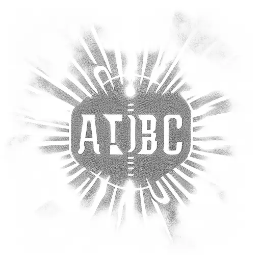  ultra fan holding a red flare pyrotechnic, with the words 'ACAB' subtly incorporated into the design tattoo design idea