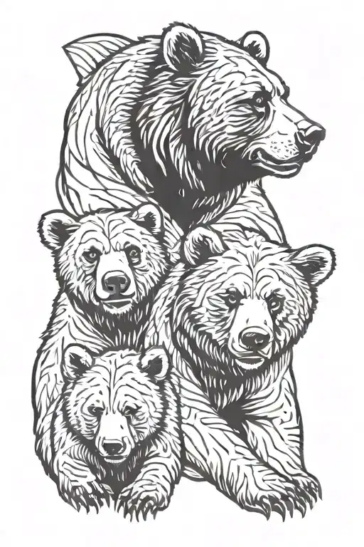 bears bruins tattoo design idea
