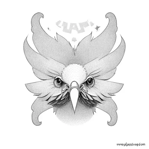 /imagine prompt:Chicken head facing forward, vector logo style, line art, flat design, high contrast, black and white—no tattoo design idea