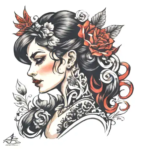 femdom tattoo design idea