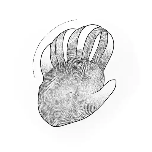 fingerprint tattoo design idea