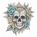 We all have struggles tattoo design idea