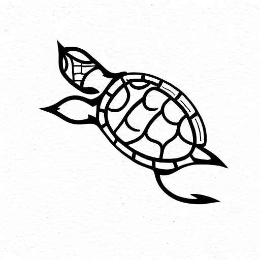 Tortuga tattoo design idea