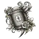 The Bible verse tattoo design idea