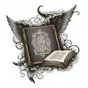 The Bible verse tattoo design idea