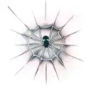 Spider Web tattoo design idea