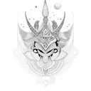 umbanda tattoo design idea