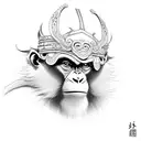 Monkey king   tattoo design idea