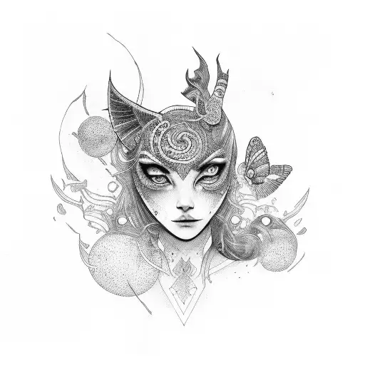 karma tattoo design idea