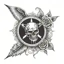 mark 10:9 tattoo design idea