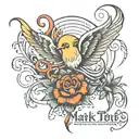 Mark 10:9 tattoo design idea