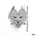 love kanji tattoo design idea