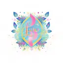 Luciana's name with delicate feeling tattoo design idea