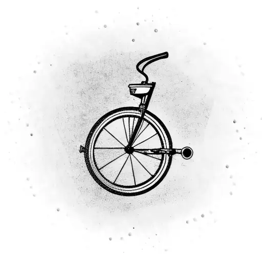 bicycle fixie tattoo design idea