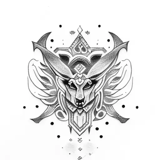 latvian pagan symbols tattoo design idea