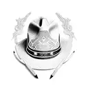 cowboy hat Luke combs tattoo design idea