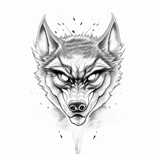 Werewolf Tattoo Drawing by Teodora - DragoArt