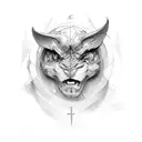  I can do all things through Christ which strengtheneth me tattoo design idea