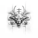  I can do all things through Christ which strengtheneth me tattoo design idea