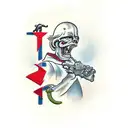  I can do all things through Christ which strengtheneth me tattoo design idea