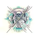  I can do all things through Christ which strengtheneth me tattoo design idea