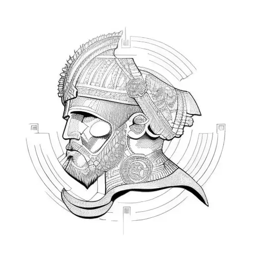 roman empire  tattoo design idea
